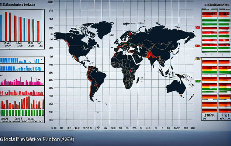 **Global financial market analysis with diverse factor graphs, influenced by interest rates, inflation, and economic growth.**