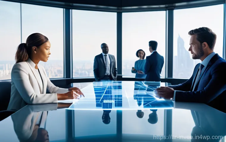 팩터 투자 시 유의해야 할 사항 - **Prompt:** A diverse group of four professional investors (two men, two women, all adults in smart ...