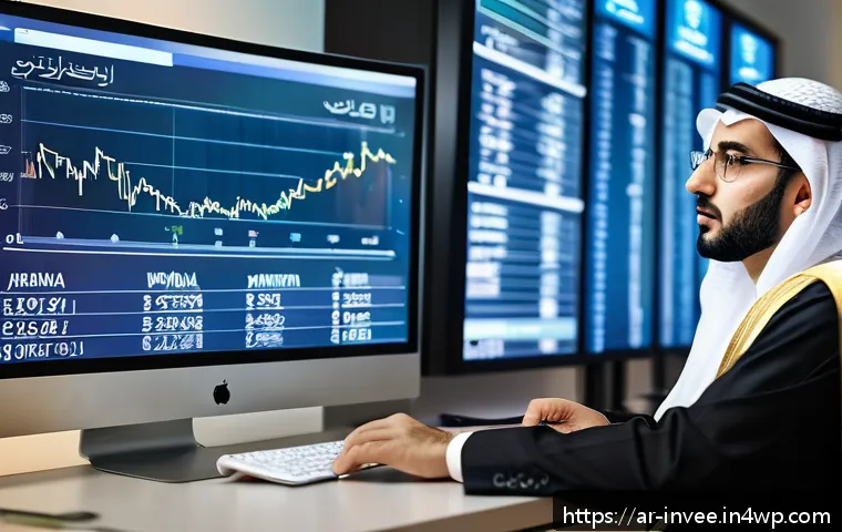 팩터 투자와 가치 투자 차이점 - A detailed digital workspace scene showing an Arab investor analyzing multiple financial factor indi...